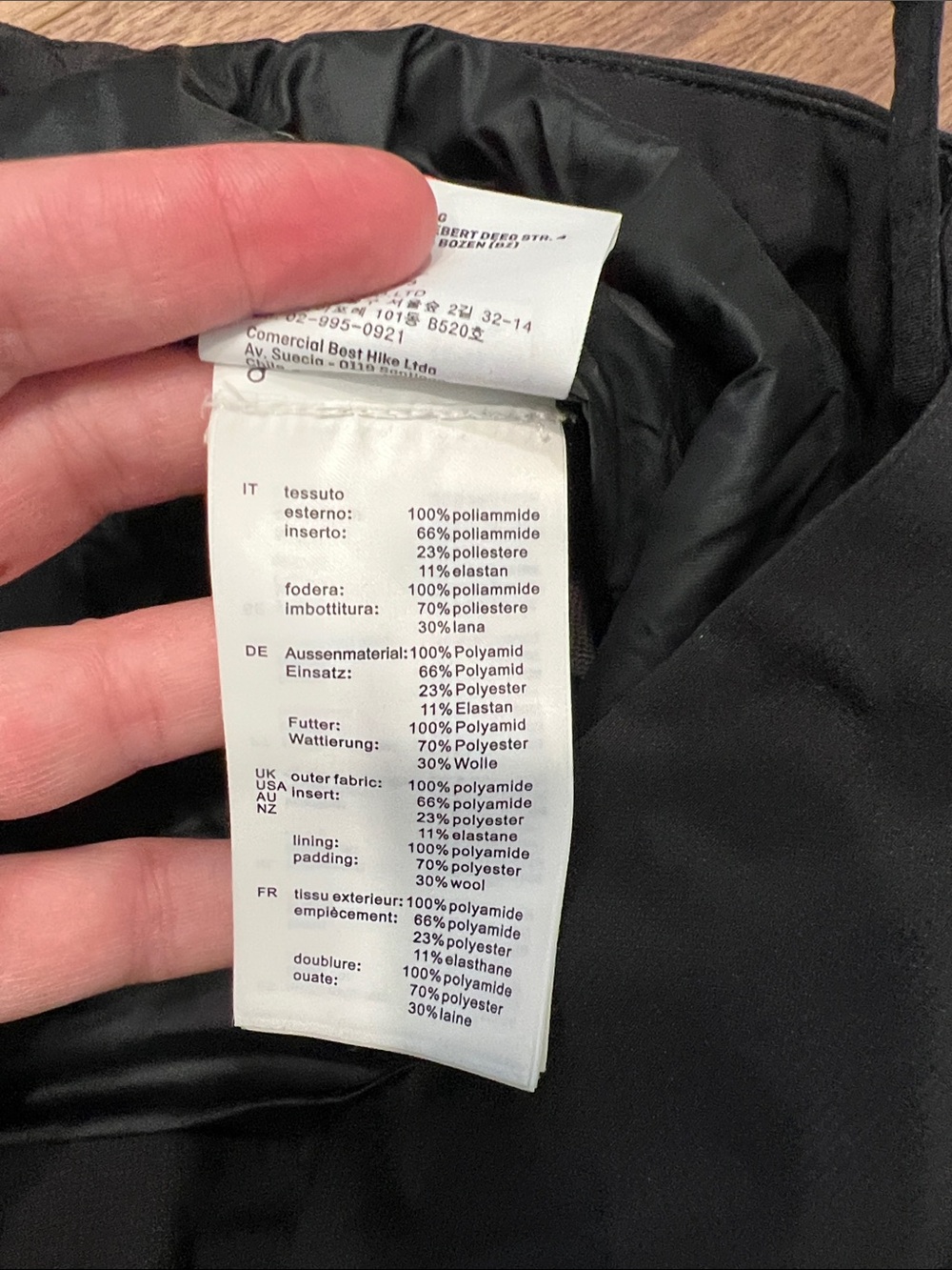 Salewa Sella TirolWool Responsive Skirt in Black Size Small - Picture 4 of 12